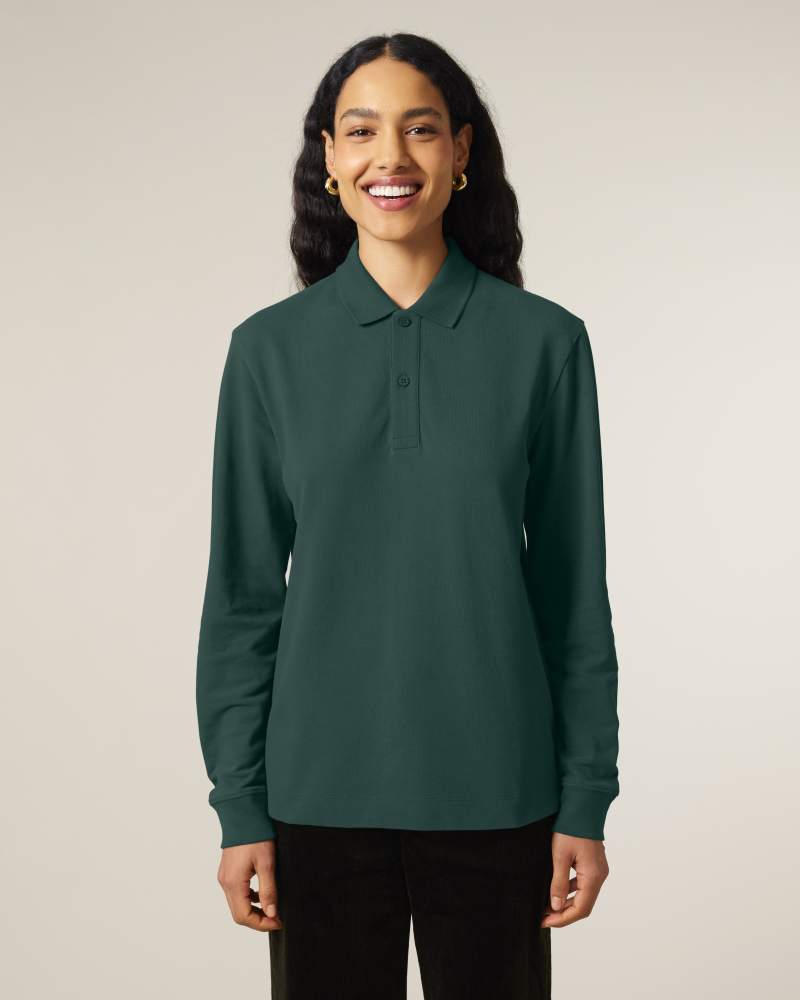 PREPSTER 2.0 LONG SLEEVE - GLAZED GREEN - POLOS LONG SLEEVES - UNISEKS