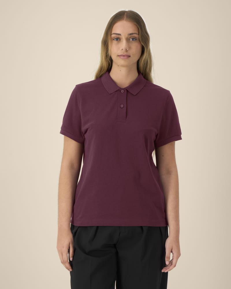 STELLA COASTER - DEEP PLUM - POLOS SHORT SLEEVES - MUJERES