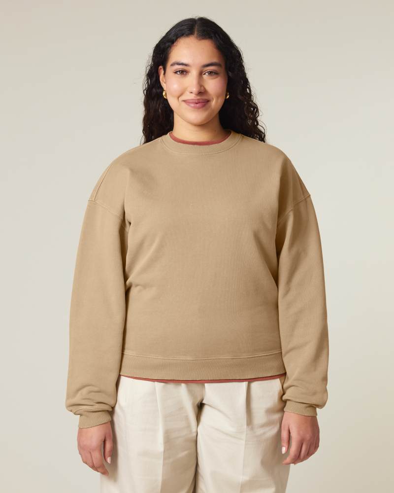 RADDER 2.0 VINTAGE - G. DYED LATTE - SWEATSHIRTS CREWNECK - UNISEKS
