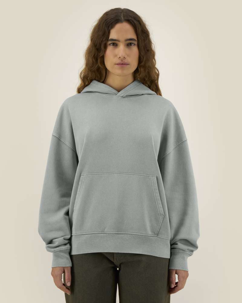 CHASER VINTAGE - G. DYED MISTY GREY - SWEATSHIRTS HOODIE - UNISEXE