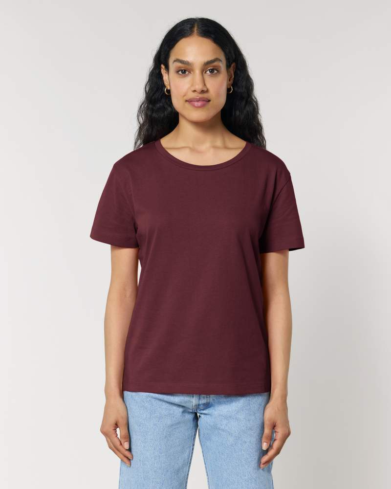 STELLA SERENA - BURGUNDY - TEE-SHIRTS SHORT SLEEVES - WOMEN