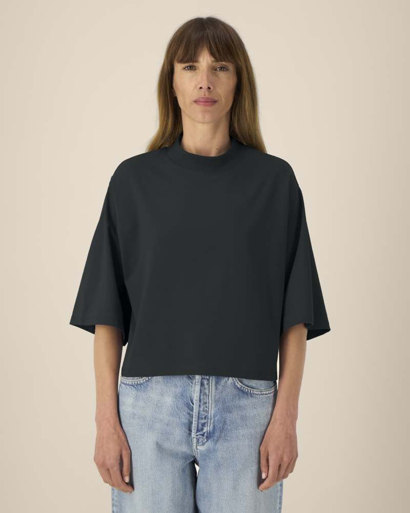 STELLA RAYA - BLACK - TEE-SHIRTS SHORT SLEEVES - VROUWEN