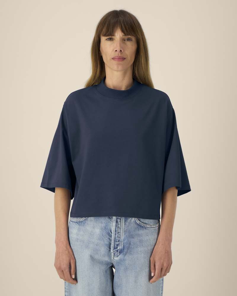 STELLA RAYA - FRENCH NAVY - TEE-SHIRTS SHORT SLEEVES - VROUWEN