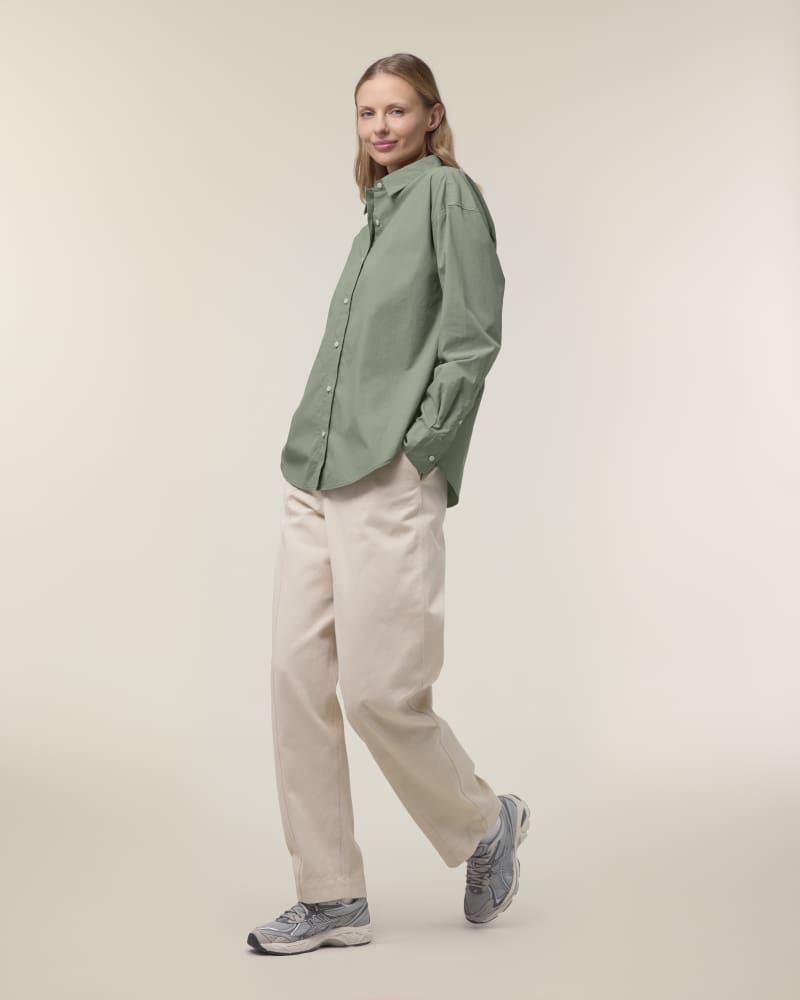 STELLA STYLER SHIRT - SOFT KHAKI - SHIRTS NON DENIM - FEMMES