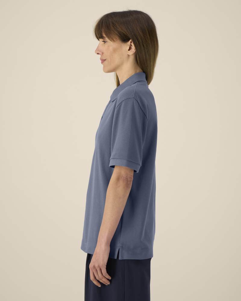PREPSTER 2.0 - BLUE GREY - POLOS SHORT SLEEVES - UNISEXE