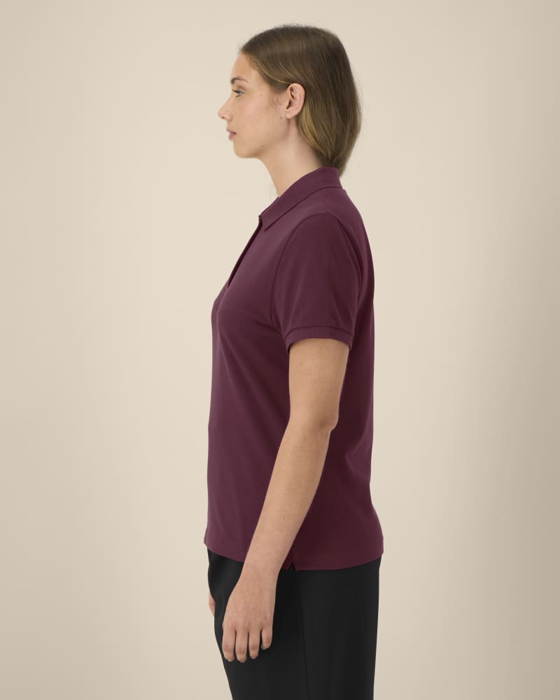 STELLA COASTER - DEEP PLUM - POLOS SHORT SLEEVES - MUJERES
