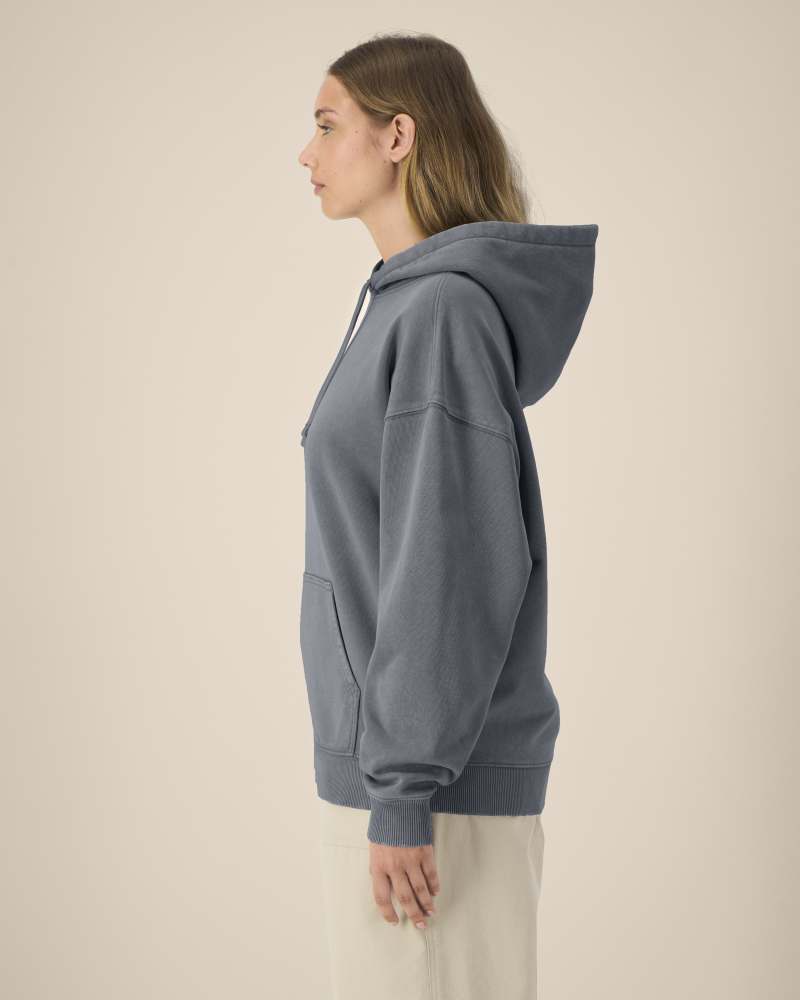 SLAMMER 2.0 VINTAGE - G. DYED ANTHRACITE - SWEATSHIRTS HOODIE - UNISEKS