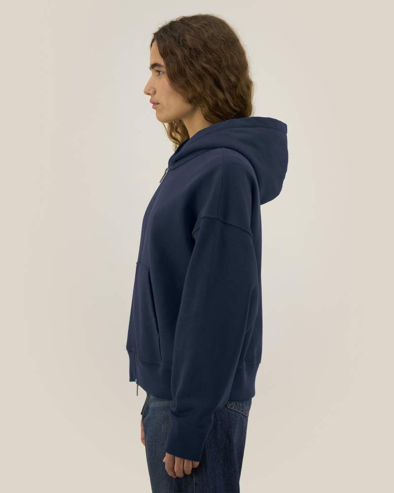 FRONTER - FRENCH NAVY - SWEATSHIRTS HOODIE - UNISEXE