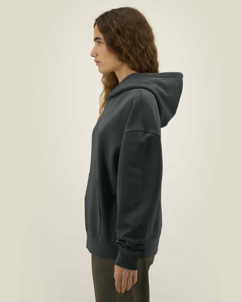 CHASER VINTAGE - G. DYED BLACK ROCK - SWEATSHIRTS HOODIE - UNISEXE