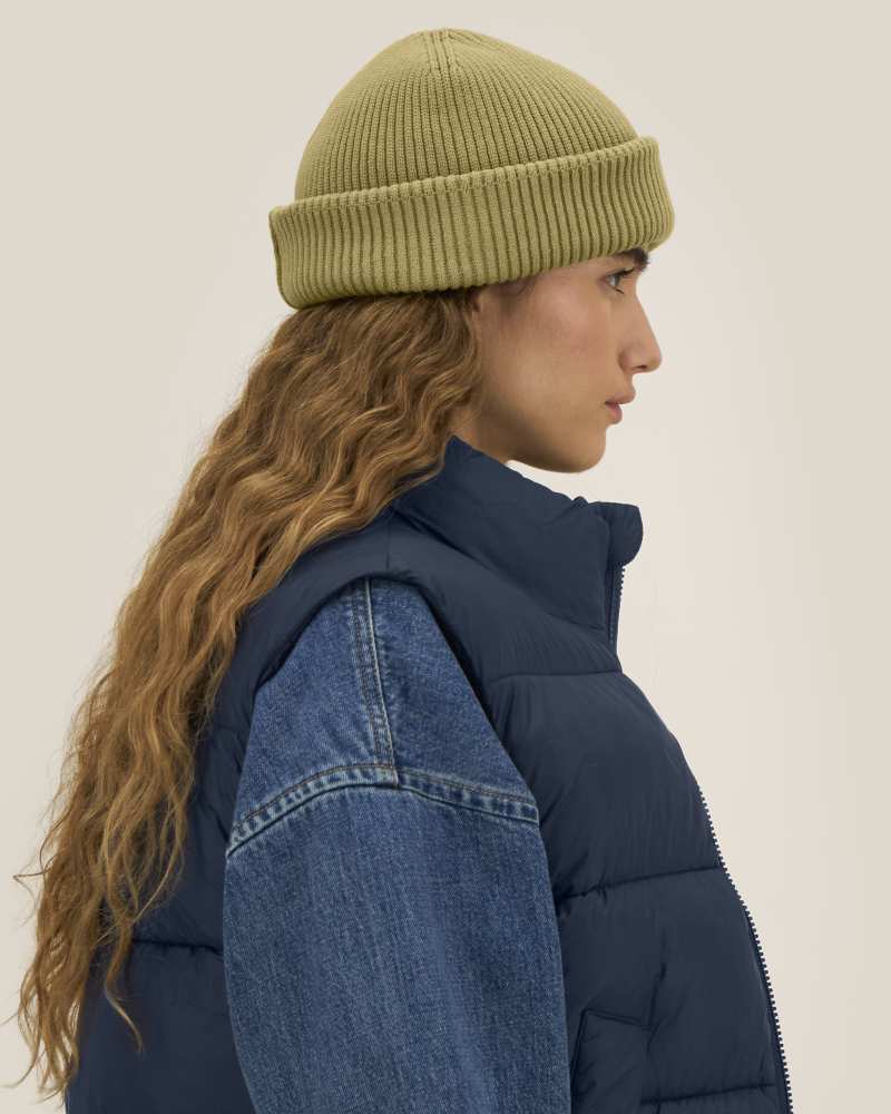FISHERMAN BEANIE 2.0 - FADED OLIVE - HEADWEAR BEANIE - UNISEX