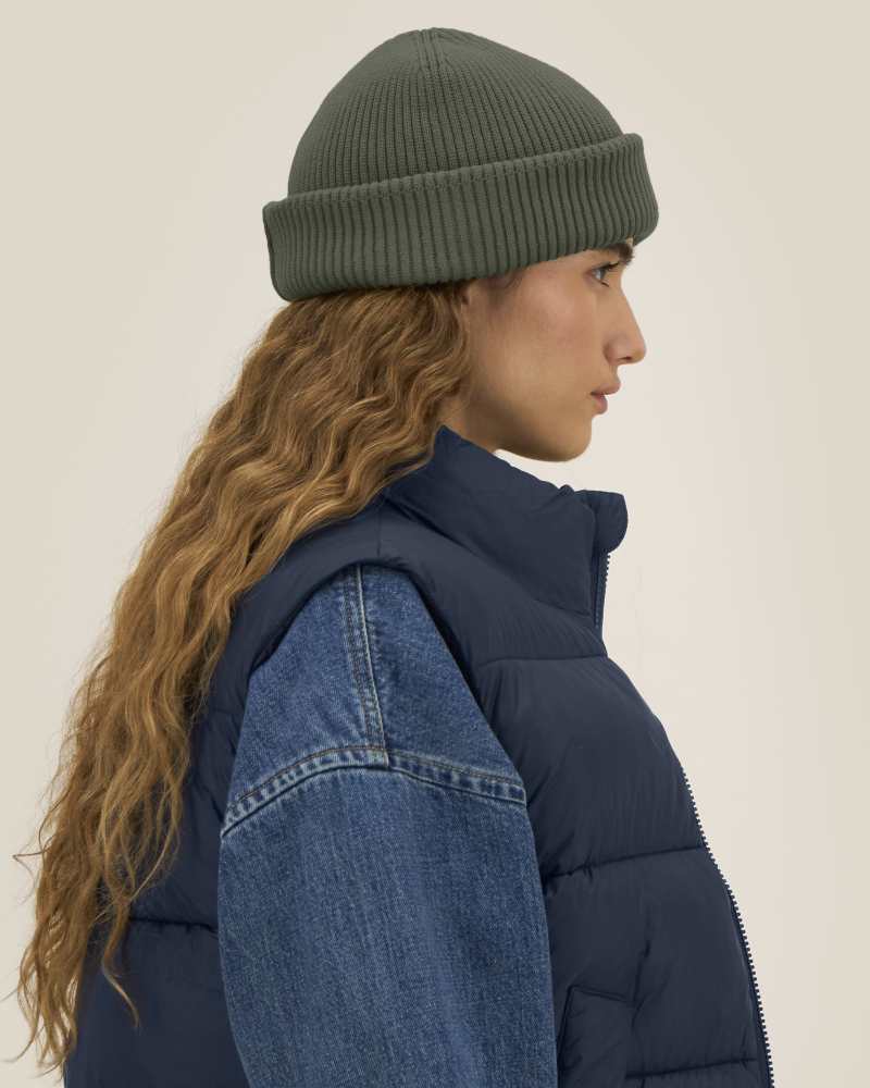 FISHERMAN BEANIE 2.0 - KHAKI - HEADWEAR BEANIE - UNISEX