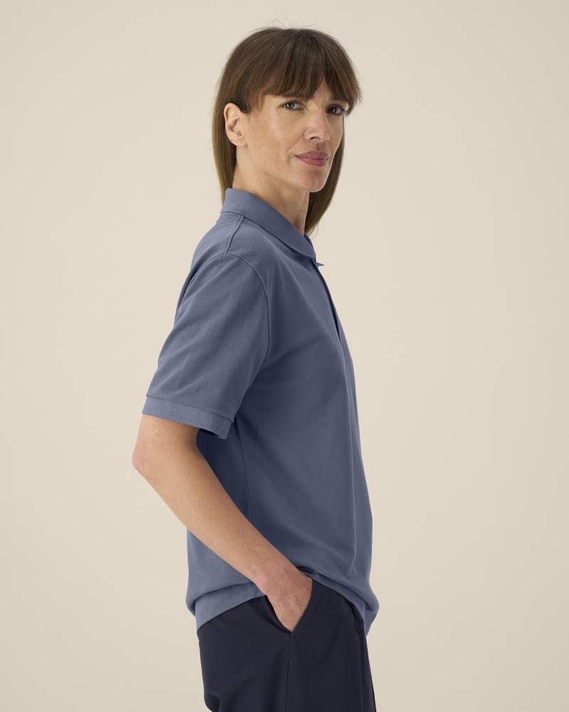 PREPSTER 2.0 - BLUE GREY - POLOS SHORT SLEEVES - UNISEXE