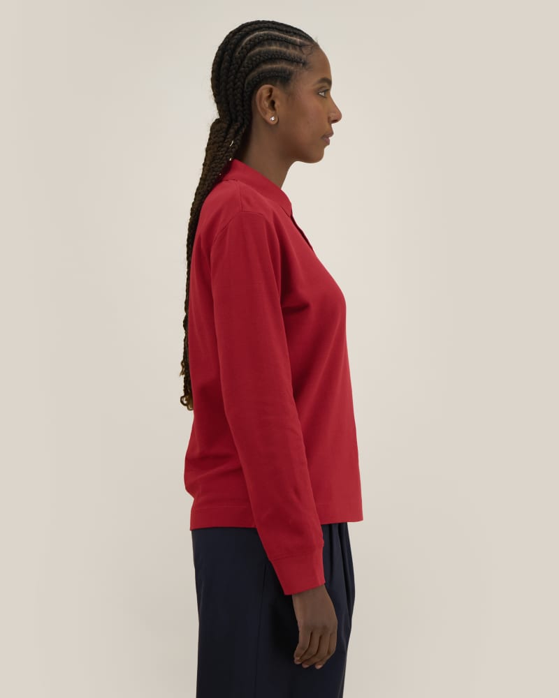 PREPSTER 2.0 LONG SLEEVE - PASSIONATE RED - POLOS LONG SLEEVES - UNISEKS