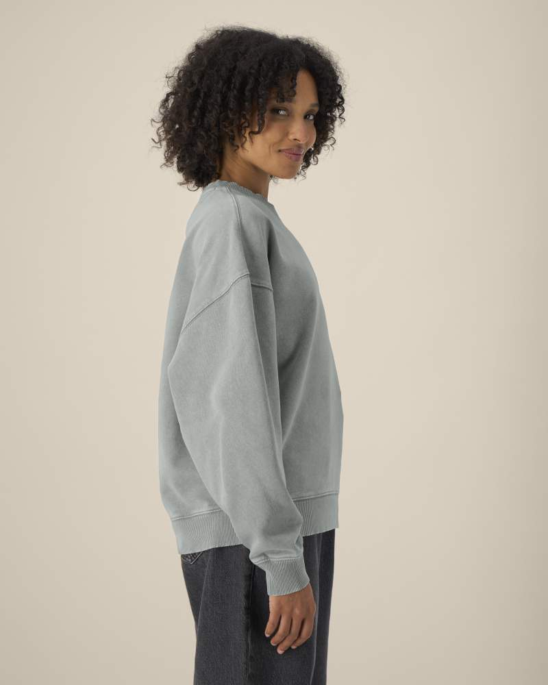 RADDER 2.0 VINTAGE - G. DYED MISTY GREY - SWEATSHIRTS CREWNECK - UNISEKS