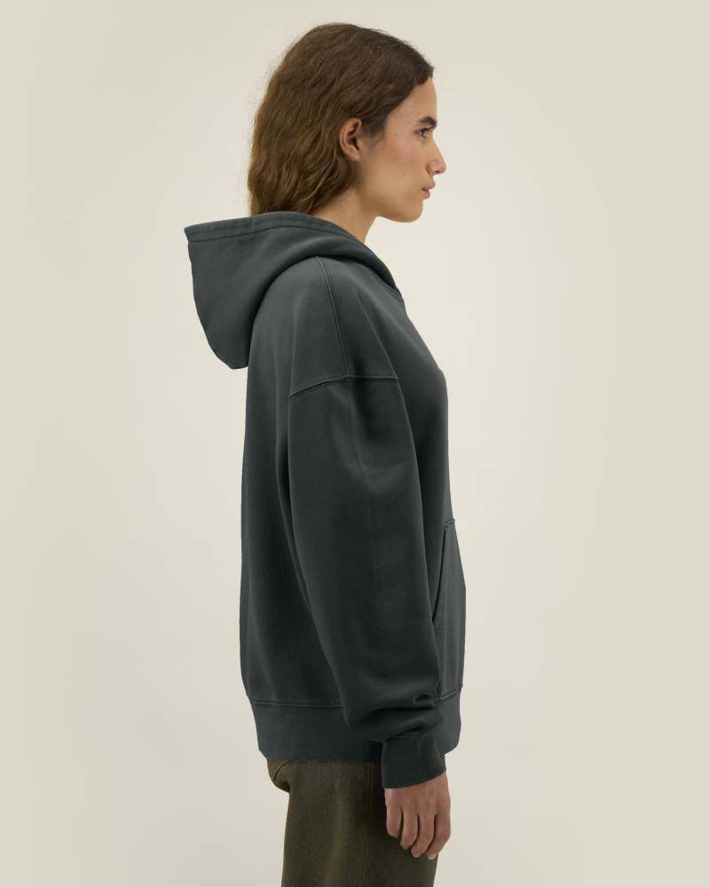 CHASER VINTAGE - G. DYED BLACK ROCK - SWEATSHIRTS HOODIE - UNISEXE