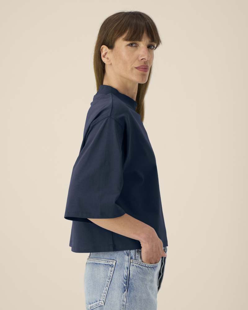 STELLA RAYA - FRENCH NAVY - TEE-SHIRTS SHORT SLEEVES - VROUWEN