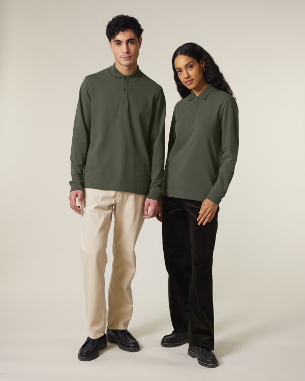 PREPSTER 2.0 LONG SLEEVE - KHAKI - POLOS LONG SLEEVES - UNISEXE