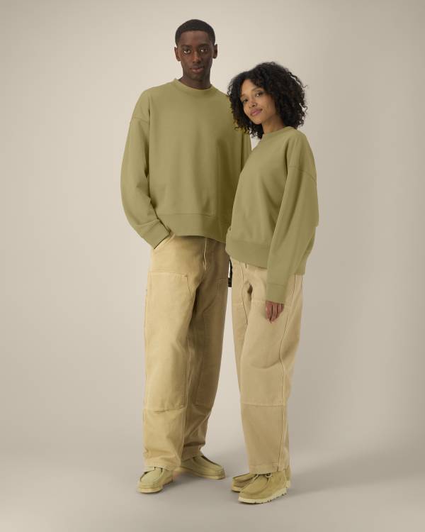 RYLER - FADED OLIVE - SWEATSHIRTS CREWNECK - UNISEX