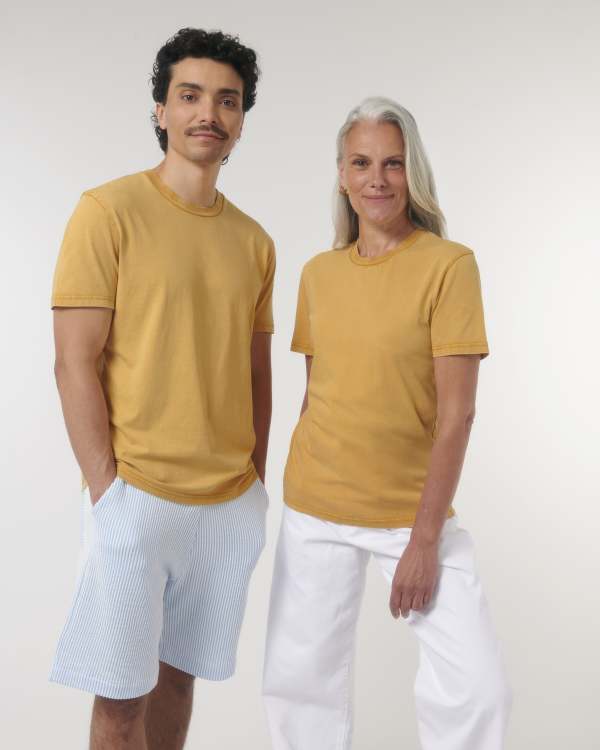 CRAFTER VINTAGE - G. DYED GOLD OCHRE - TEE-SHIRTS SHORT SLEEVES - UNISEX