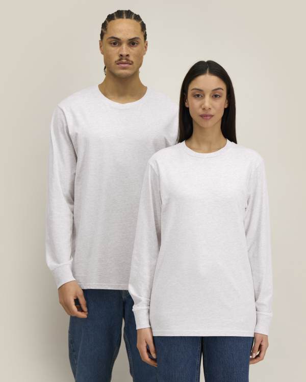 CREATOR 2.0 LONG SLEEVE - COOL HEATHER GREY - TEE-SHIRTS LONG SLEEVES - UNISEX