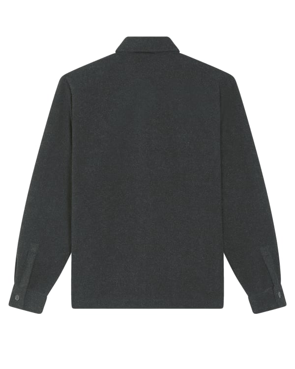 RIVER - DARK HEATHER GREY - JACKETS OVERSHIRT - UNISEX