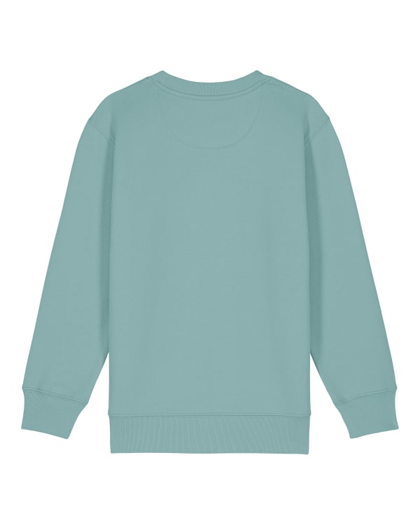 MINI CHANGER 2.0 - TEAL MONSTERA - SWEATSHIRTS CREWNECK - NIÑOS/NIÑAS