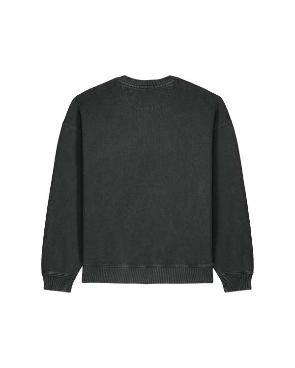 RADDER 2.0 VINTAGE - G. DYED BLACK ROCK - SWEATSHIRTS CREWNECK - UNISEX