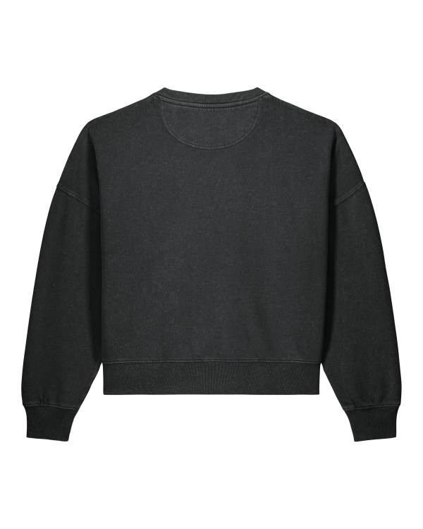 STELLA ALMA VINTAGE - G. DYED BLACK ROCK - SWEATSHIRTS CREWNECK - VROUWEN