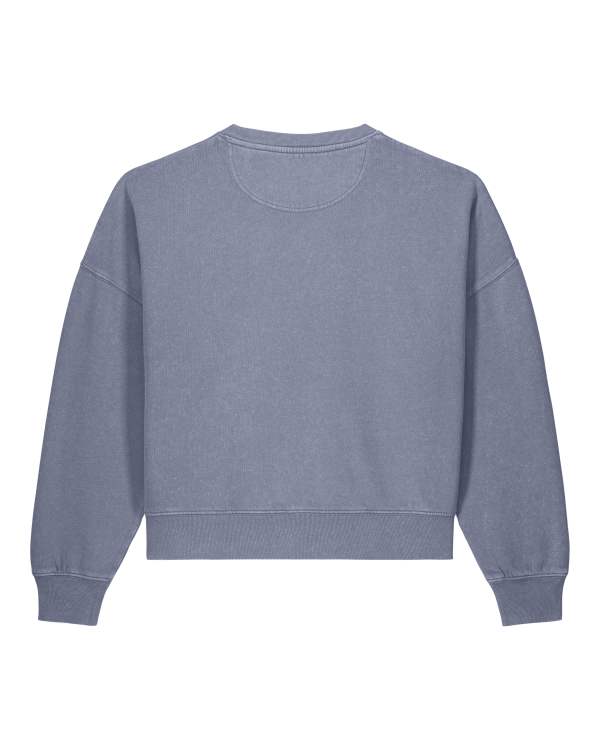 STELLA ALMA VINTAGE - G. DYED BLUE GREY - SWEATSHIRTS CREWNECK - VROUWEN