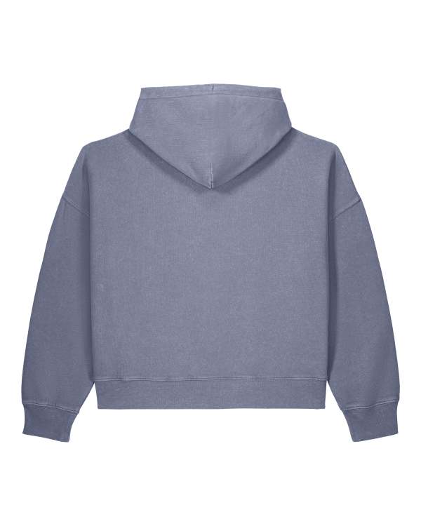 STELLA NORA VINTAGE - G. DYED BLUE GREY - SWEATSHIRTS HOODIE - WOMEN