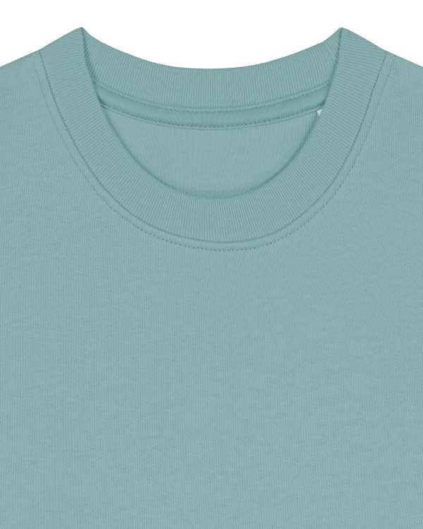 MINI CHANGER 2.0 - TEAL MONSTERA - SWEATSHIRTS CREWNECK - NIÑOS/NIÑAS