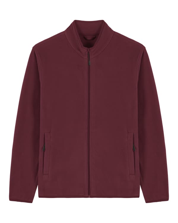 STANLEY GUIDER - BURGUNDY - JACKETS FLEECE - MÄNNER