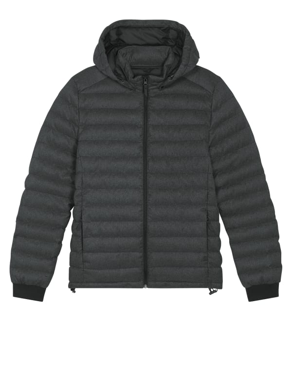 STANLEY VOYAGER WOOL-LIKE - DARK HEATHER GREY - JACKETS LIGHT PADDED - HOMMES