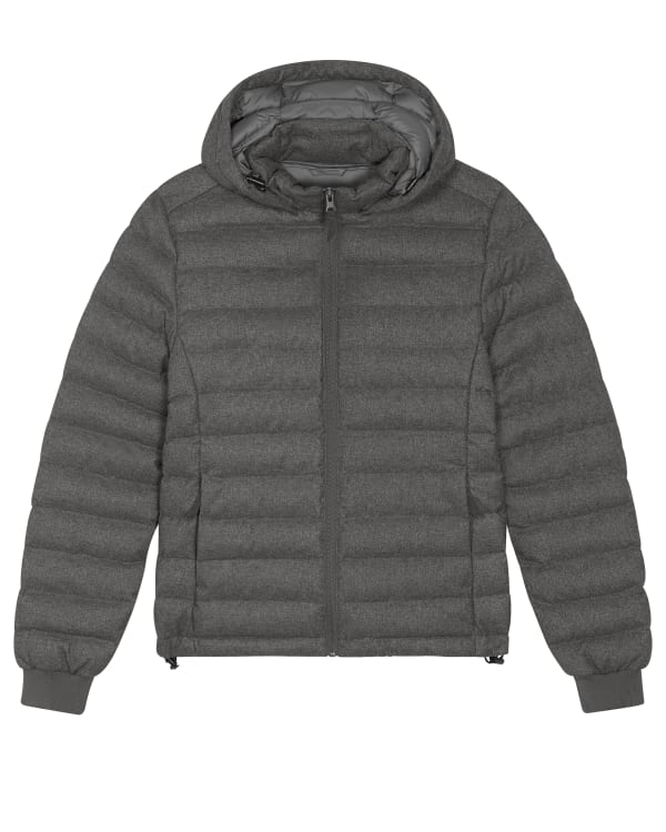 STELLA VOYAGER WOOL-LIKE - DEEP METAL HEATHER GREY - JACKETS LIGHT PADDED - VROUWEN