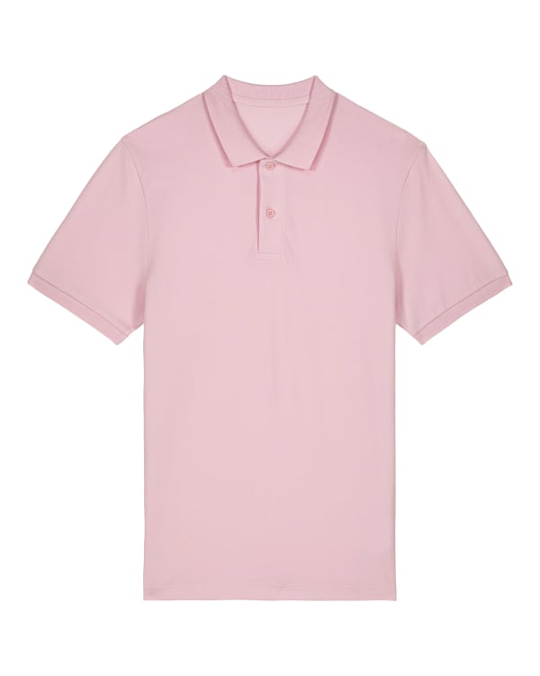 STANLEY COASTER - COTTON PINK - POLOS SHORT SLEEVES - HOMMES