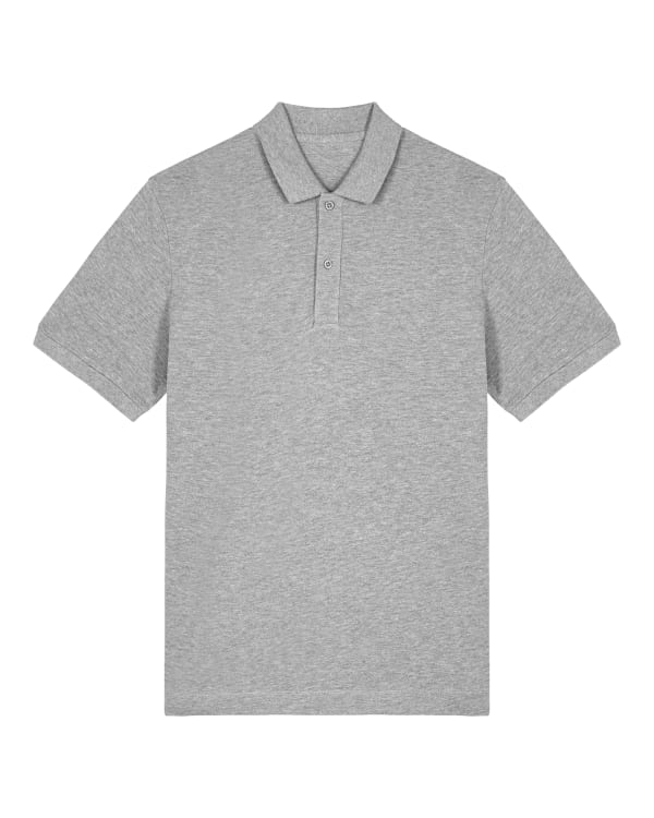 PREPSTER 2.0 - HEATHER GREY - POLOS SHORT SLEEVES - UNISEXE