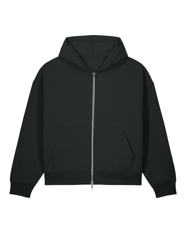 FRONTER - BLACK - SWEATSHIRTS HOODIE - UNISEX