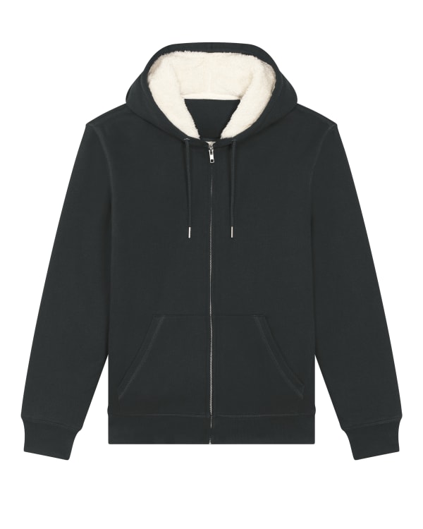 HYGGER SHERPA - BLACK - SWEATSHIRTS JACKET - UNISEXO