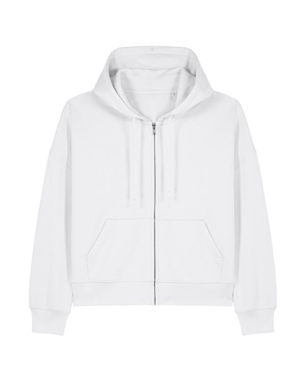 Stella Ida | Blank women's zip-thru hoodie