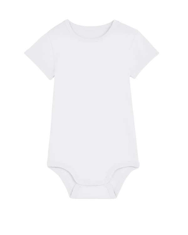BABY BODY - WHITE - BODY SHORT SLEEVES - BABY