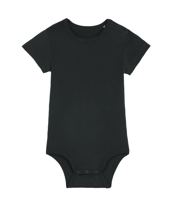BABY BODY - BLACK - BODY SHORT SLEEVES - BABY