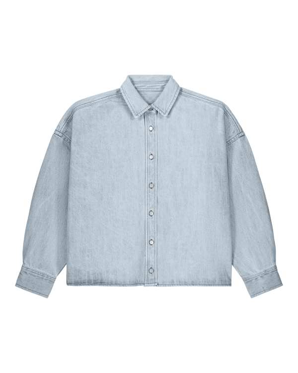 STELLA EMBER - LIGHT WASH - SHIRTS DENIM - VROUWEN