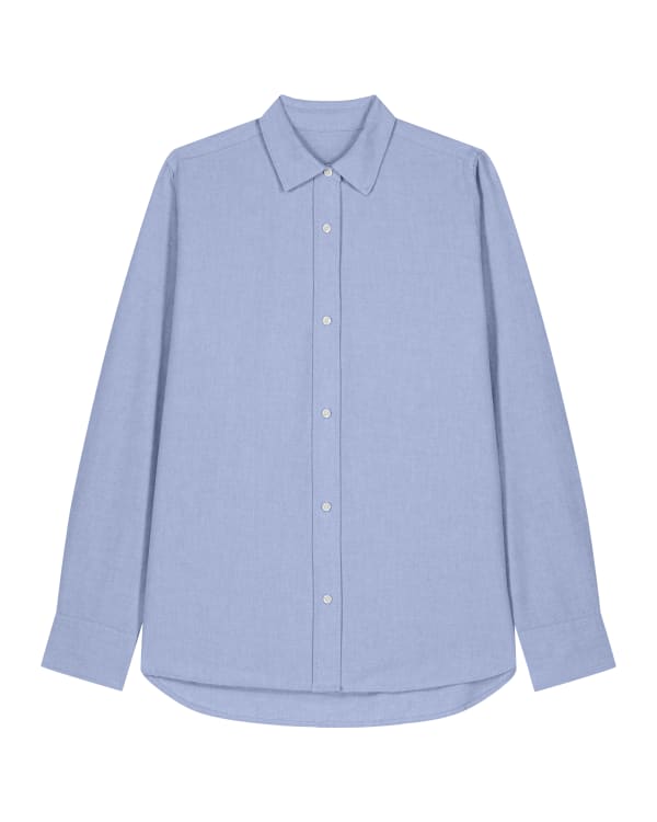 STELLA OXFORD SHIRT - BLUE OXFORD - SHIRTS NON DENIM - WOMEN