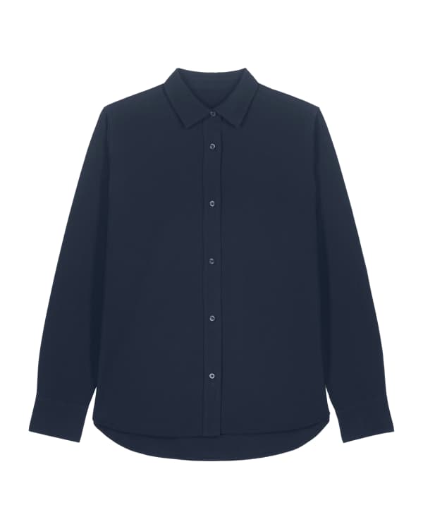 STELLA OXFORD SHIRT - FRENCH NAVY - SHIRTS NON DENIM - WOMEN