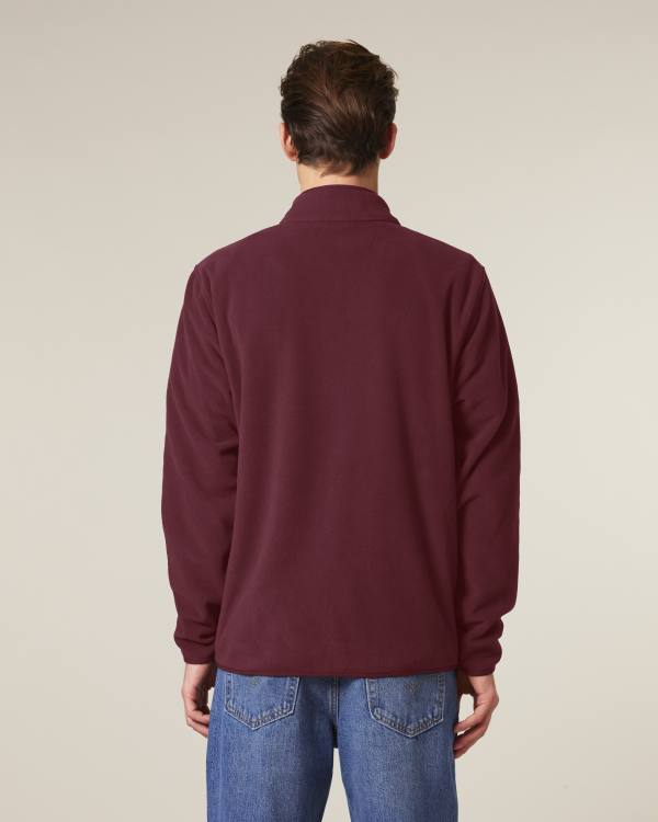 STANLEY GUIDER - BURGUNDY - JACKETS FLEECE - UOMINI