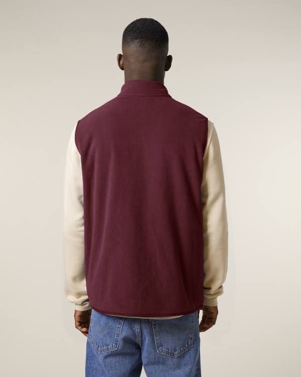 STANLEY QUESTER - BURGUNDY - JACKETS FLEECE - MÄNNER