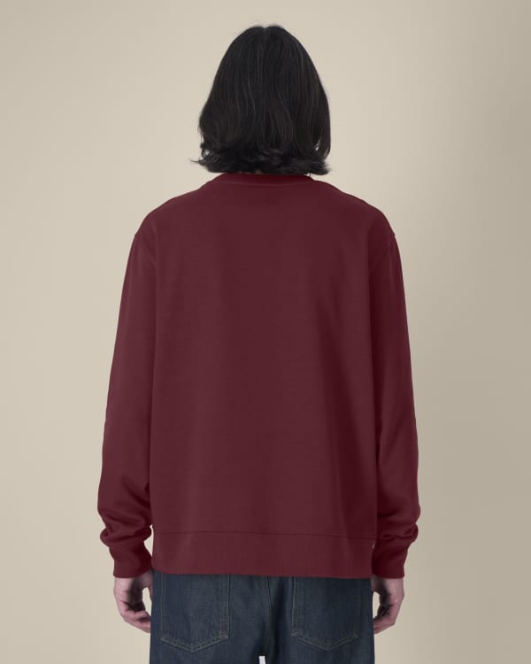 THINKER - BURGUNDY - SWEATSHIRTS CREWNECK - UNISEXE