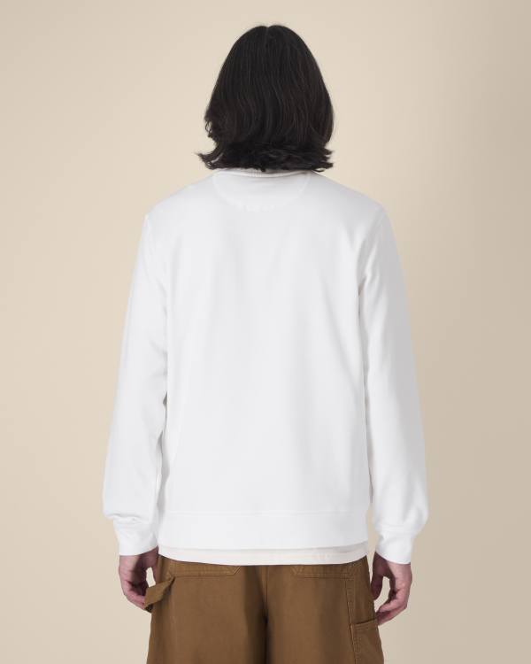 ROLLER - WHITE - SWEATSHIRTS CREWNECK - UNISEX