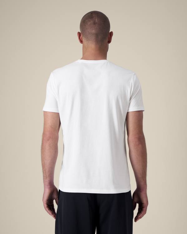STANLEY PRESENTER - WHITE - TEE-SHIRTS SHORT SLEEVES - MANNEN