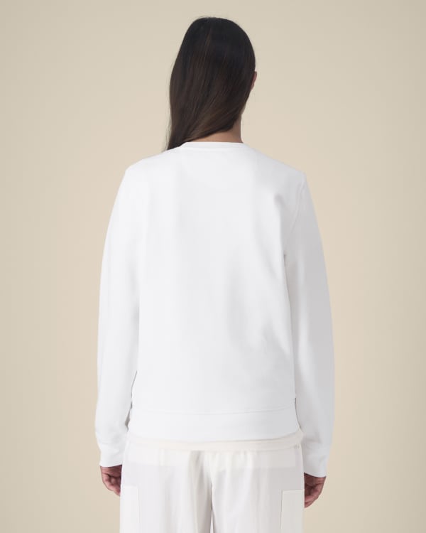 ROLLER - WHITE - SWEATSHIRTS CREWNECK - UNISEX